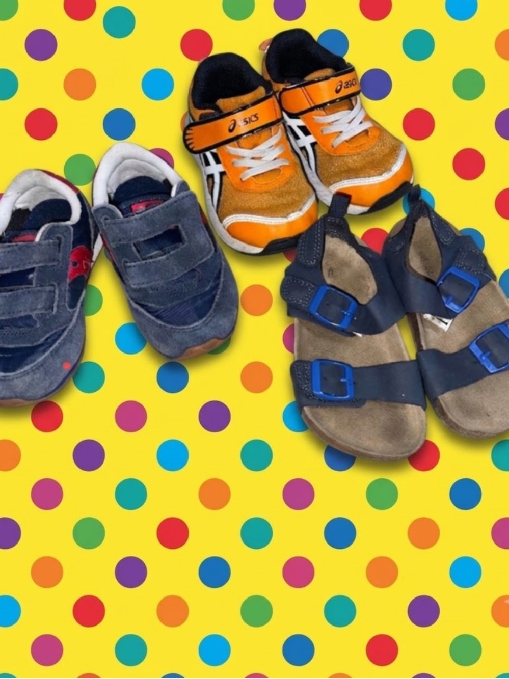 ASICS, Saucony and Carters bundle-Lightweight Velcro Closures